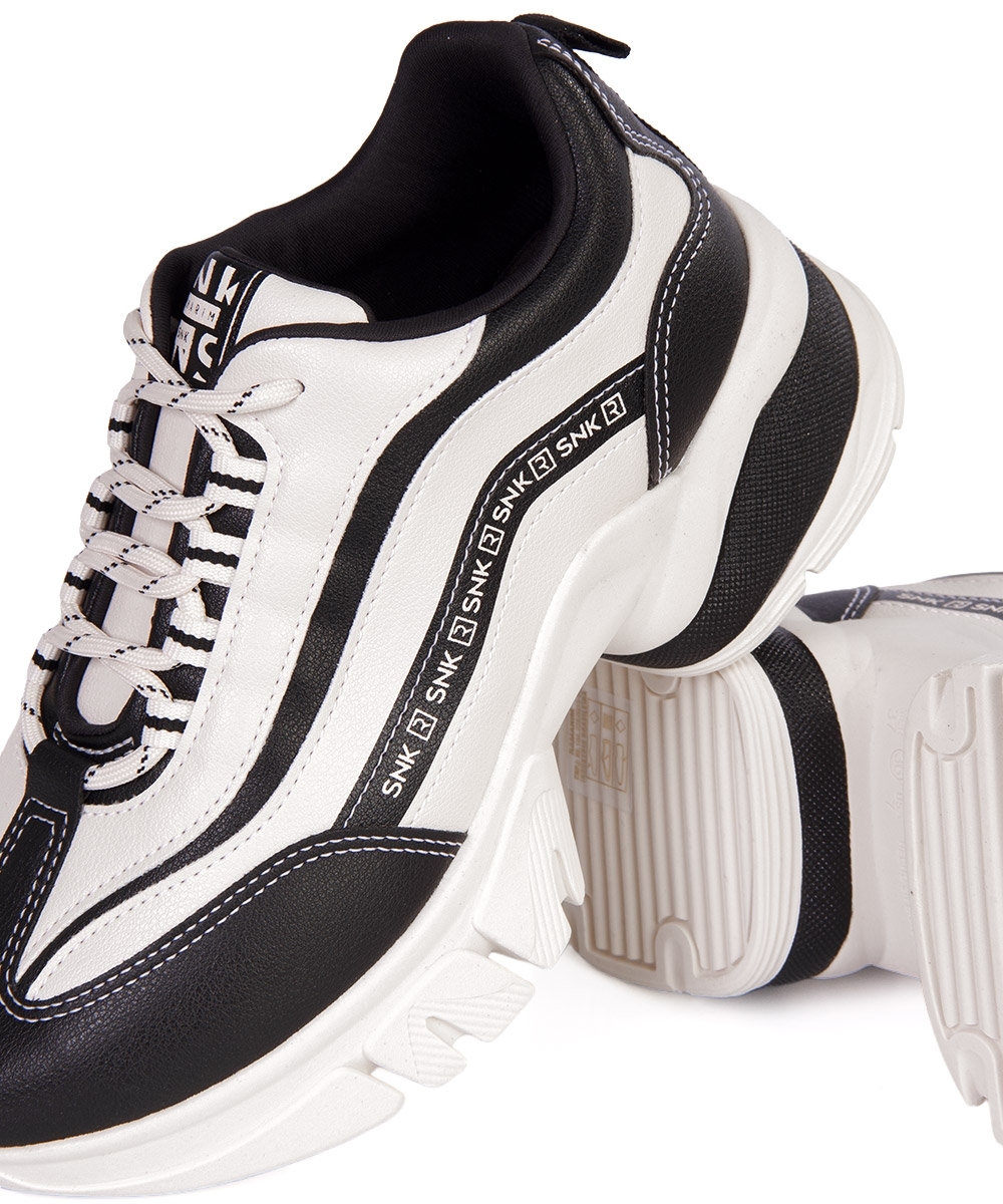 Tênis Feminino Ramarim Chunky Snk Preto