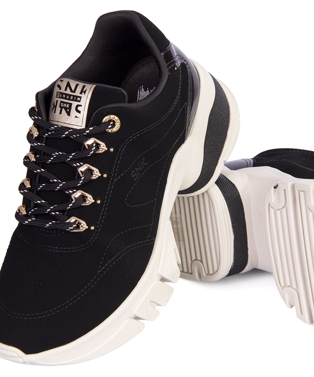Tênis Feminino Ramarim Chunky Preto