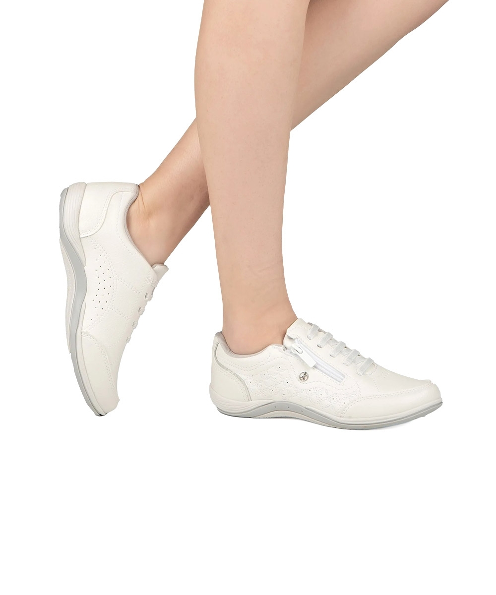 Tênis Feminino Kolosh Casual Calce Fácil Branco