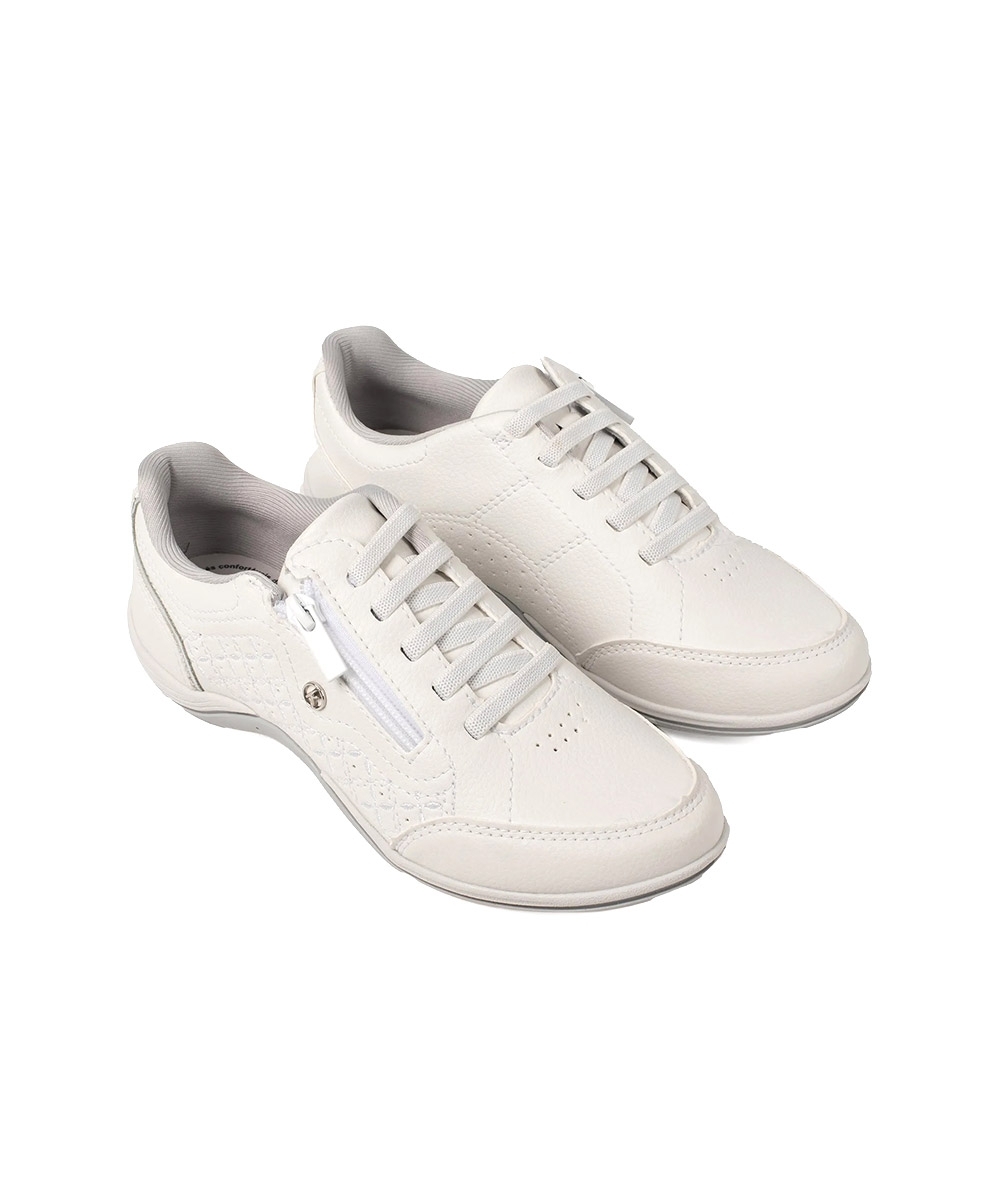 Tênis Feminino Kolosh Casual Calce Fácil Branco