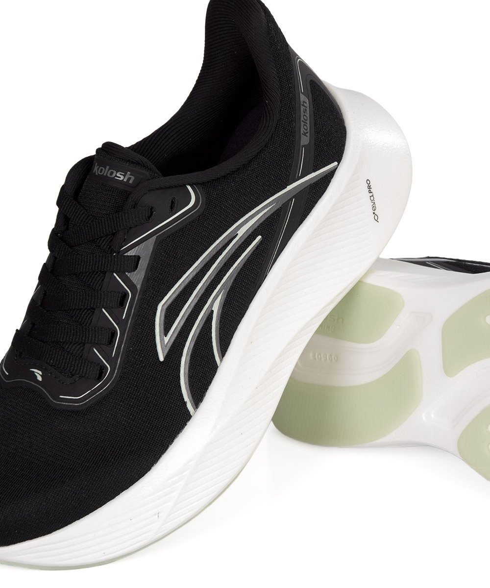 Tênis Feminino Kolosh Prime Esportivo Preto