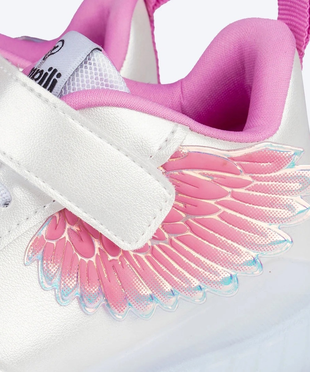Tênis De Rodinhas Pampili Fly Com Led Branco
