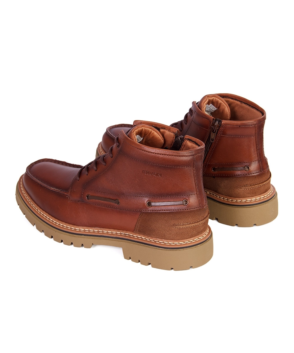 Bota Masculina Ferracini Couro Marrom