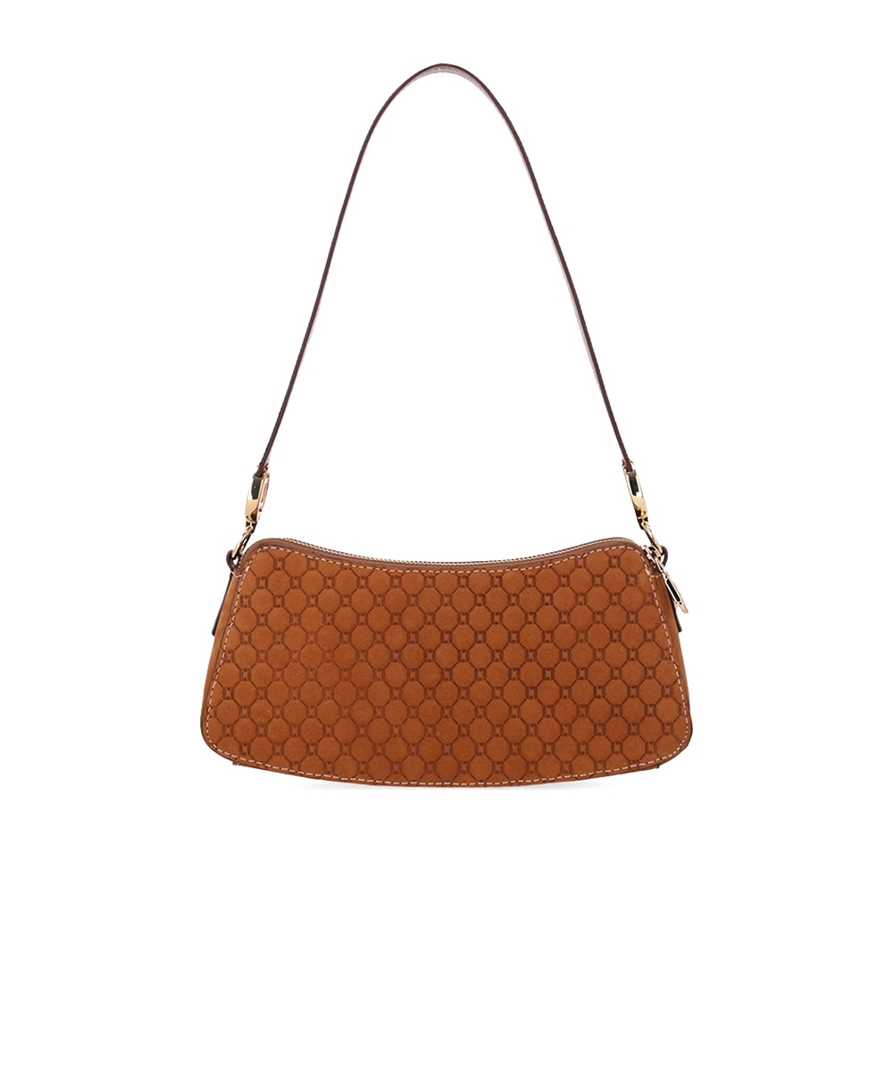 Bolsa Tiracolo Luz Da Lua Couro Bison Caramelo
