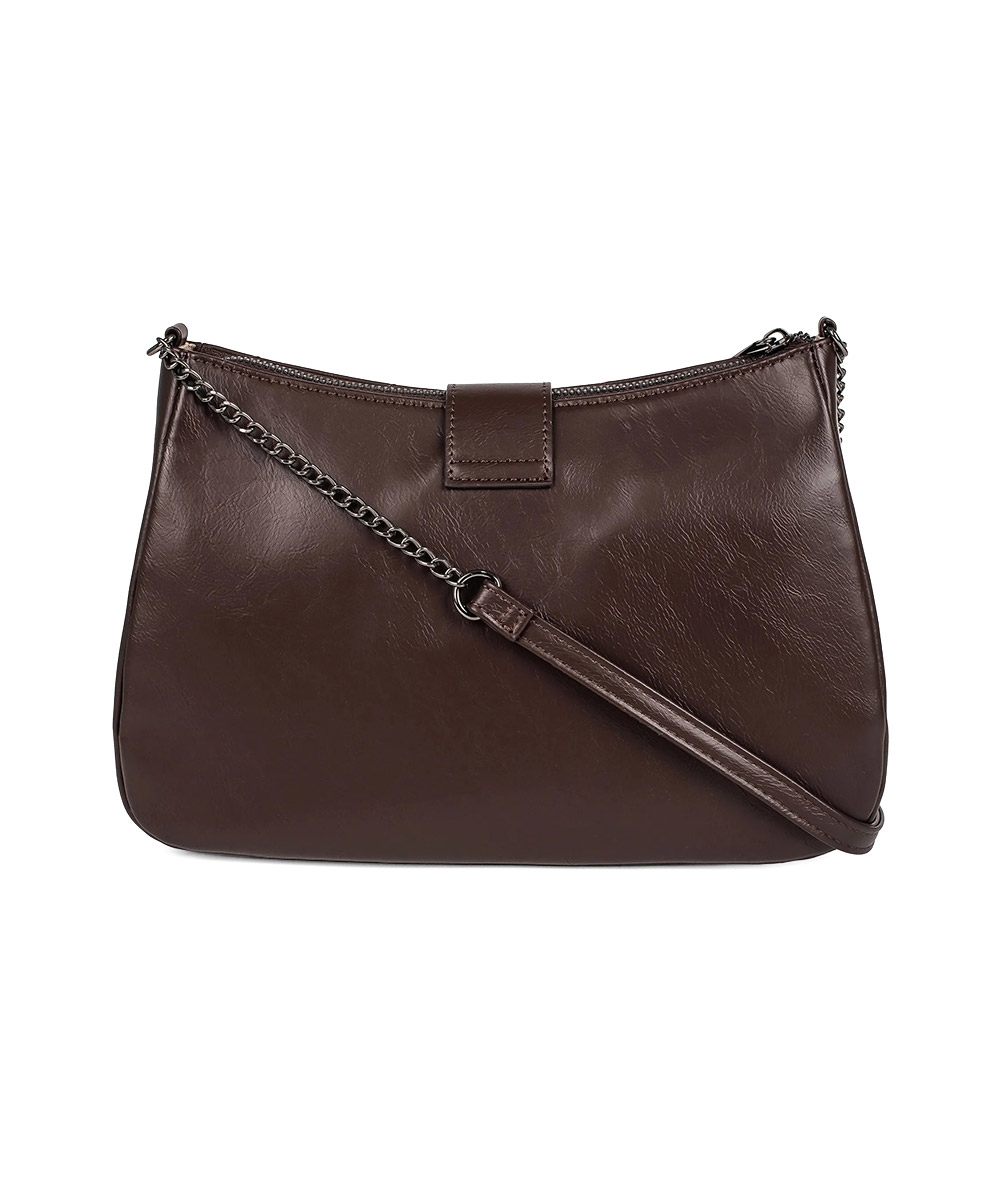 Bolsa Transversal Dakota Tiracolo Marrom