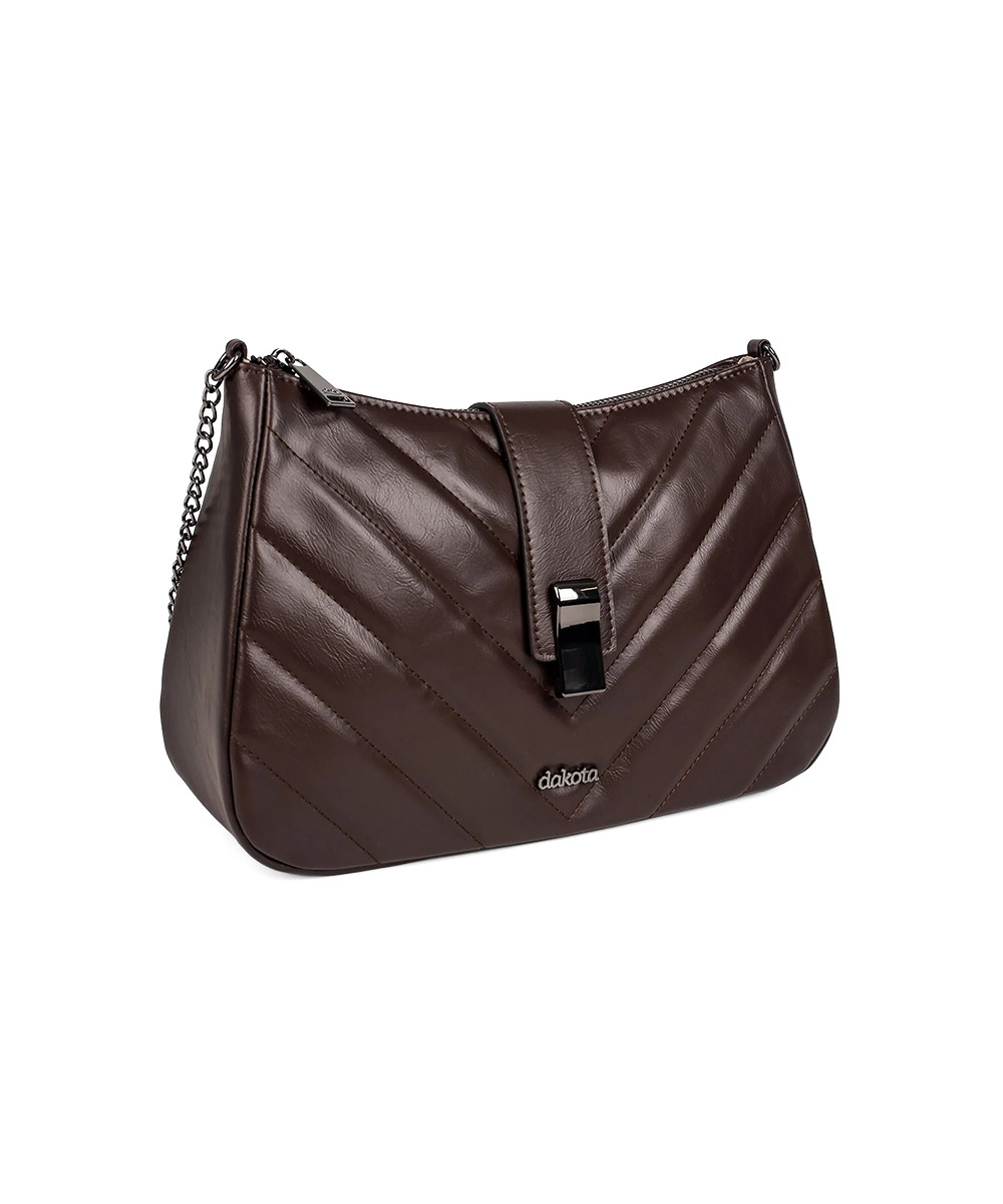 Bolsa Transversal Dakota Tiracolo Marrom