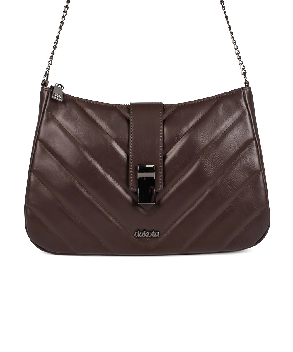 Bolsa Transversal Dakota Tiracolo Marrom