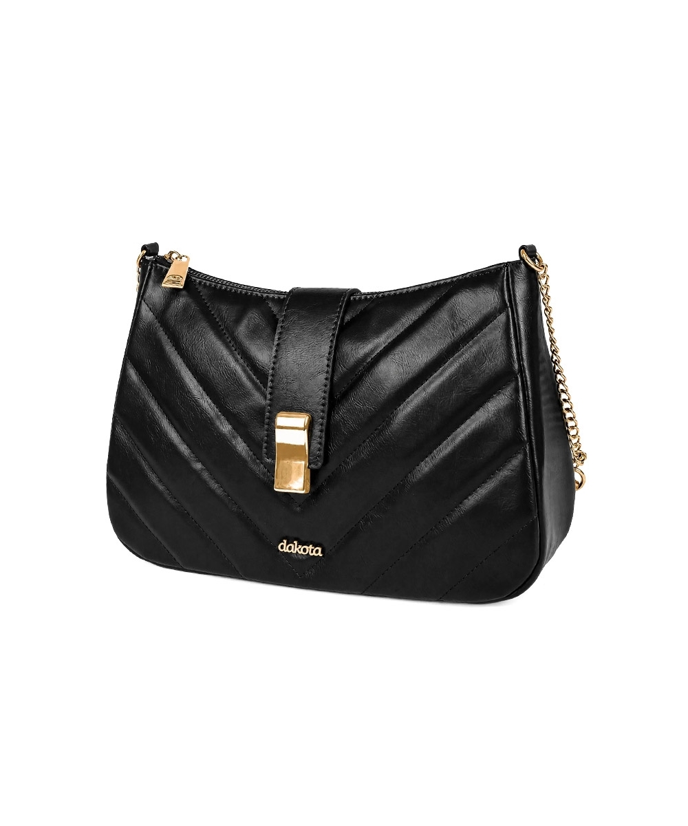 Bolsa Transversal Dakota Tiracolo Preto