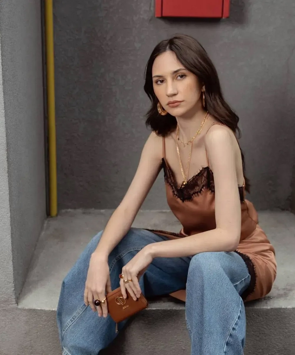 Carteira Feminina Dakota Quadrada Marrom