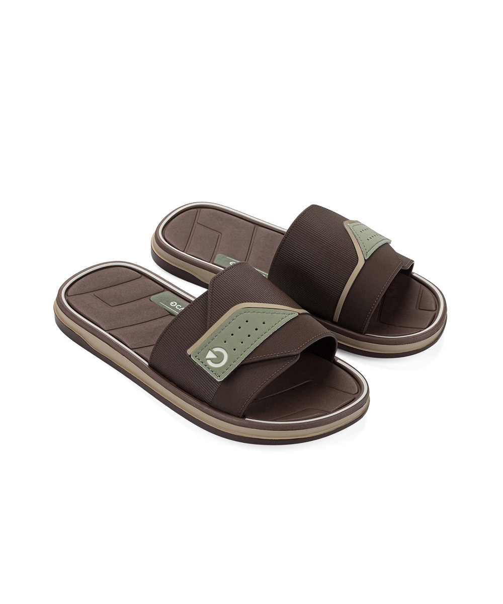 Chinelo Slide Cartago Malaga Sport Marrom