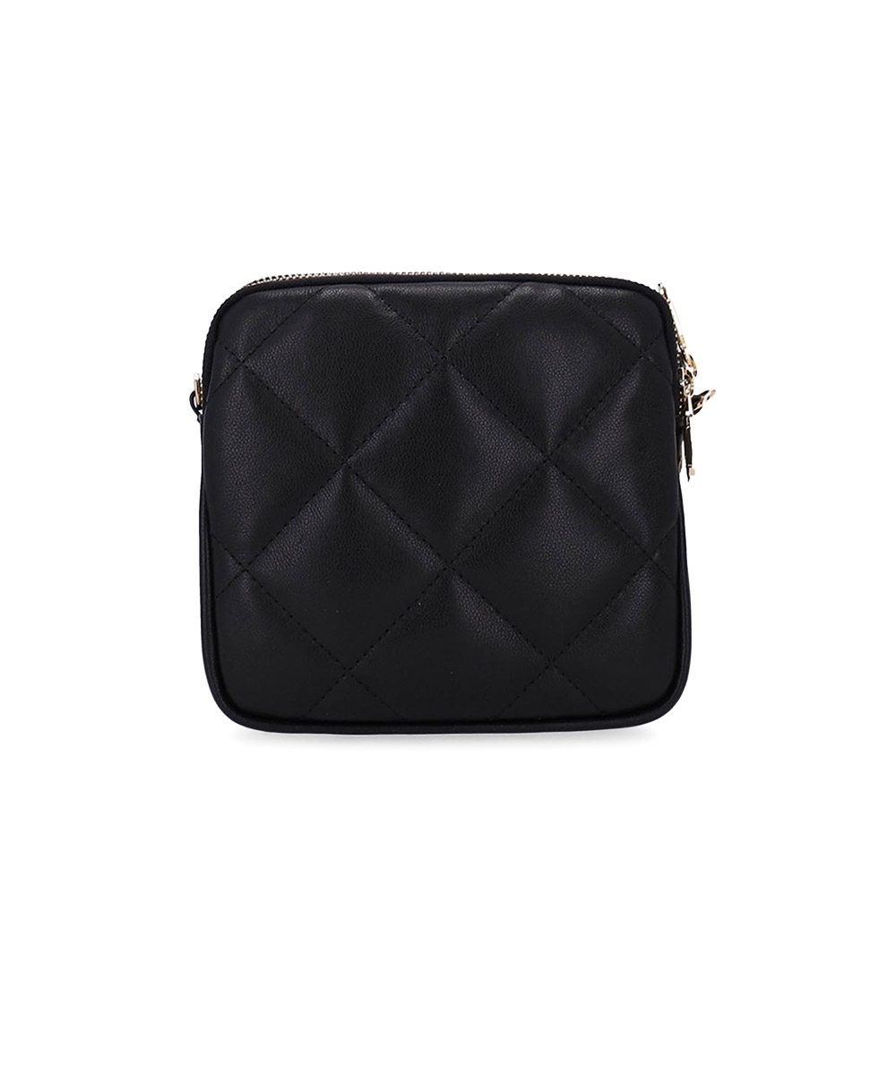 Bolsa Tiracolo Luz Da Lua Pequena Couro Saara Preto