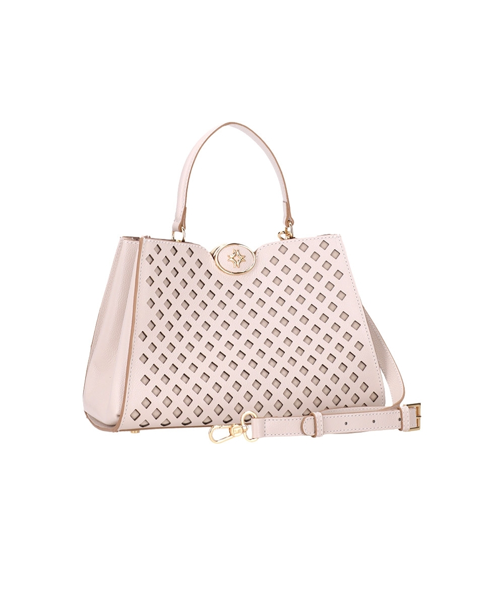Bolsa Tote Luz Da Lua Diana Couro New Ridge Panna