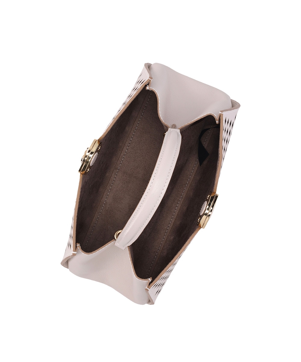 Bolsa Tote Luz Da Lua Diana Couro New Ridge Panna