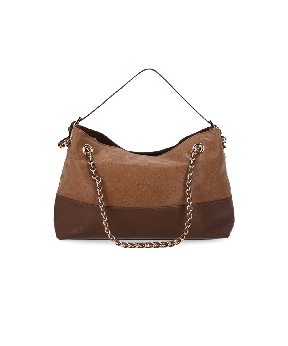 Bolsa Tote Luz Da Lua Média Couro Arenito Ginger