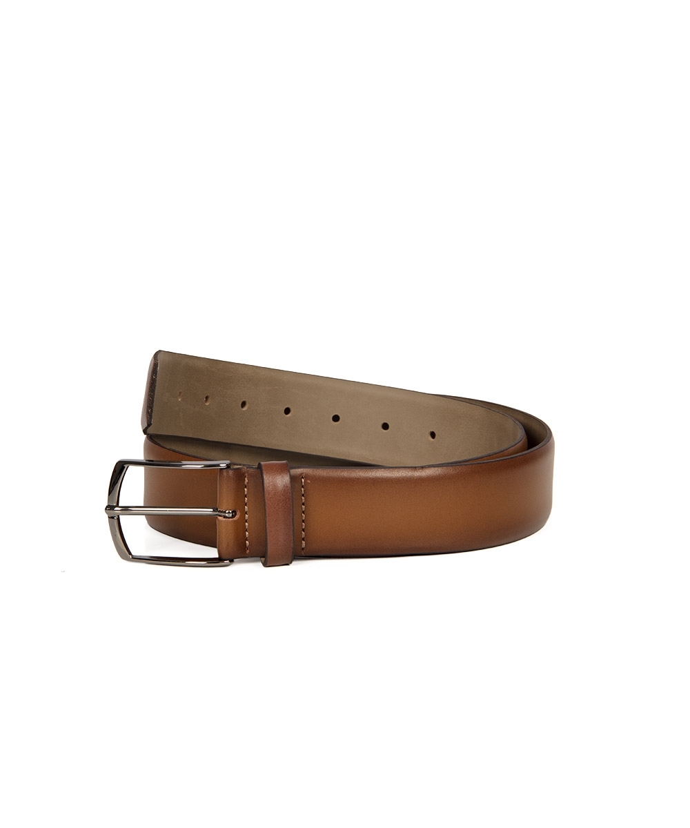Cinto Masculino Fasolo G233 Couro Caramelo