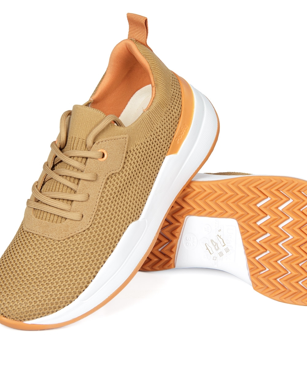 Tênis Feminino Usaflex Poofy Camel