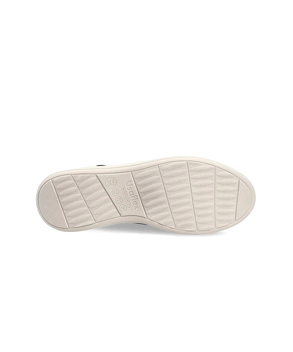 Tênis Slip On Usaflex passos Secos Preto
