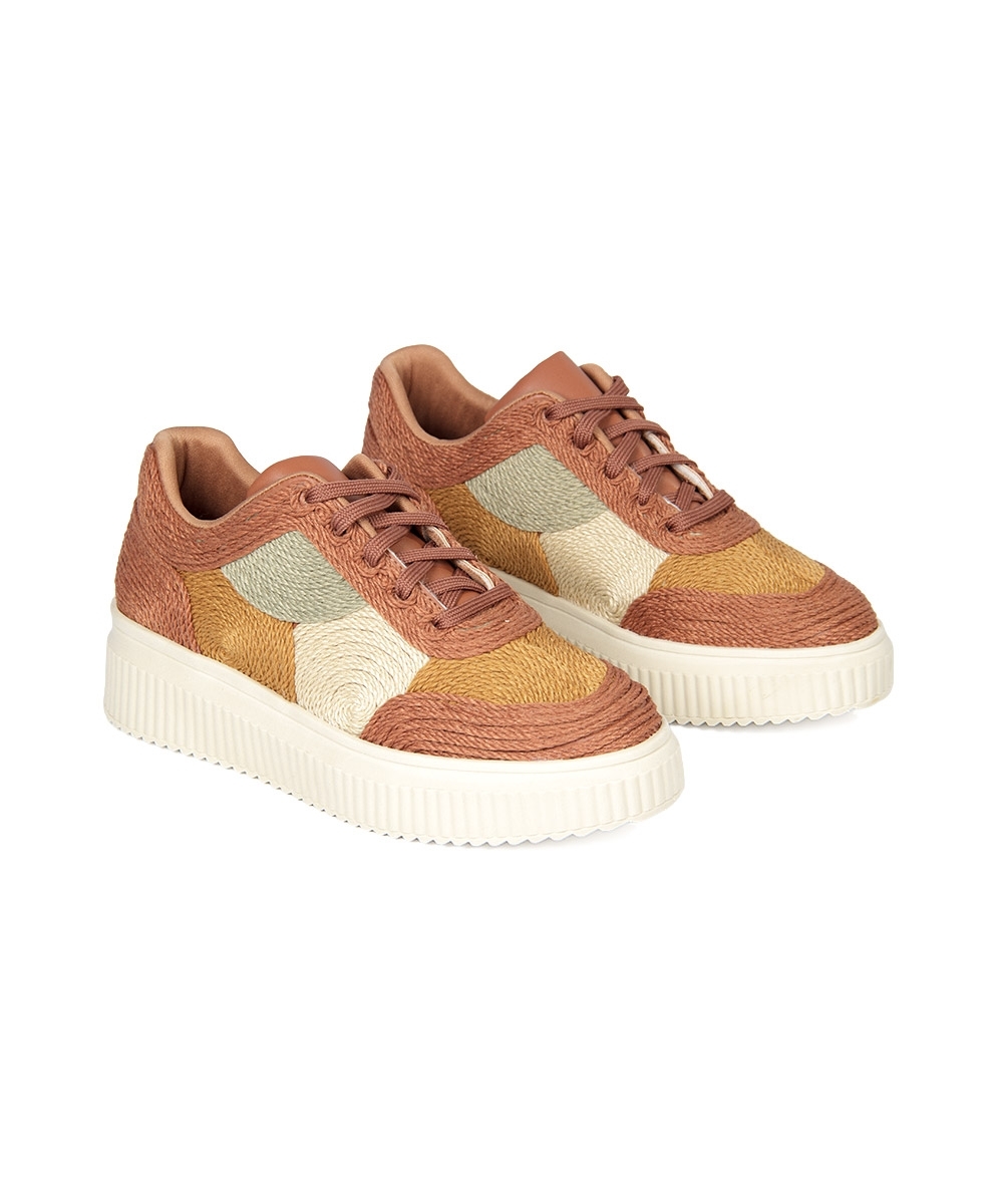 Tênis Feminino Valentina Tramado Multicolor