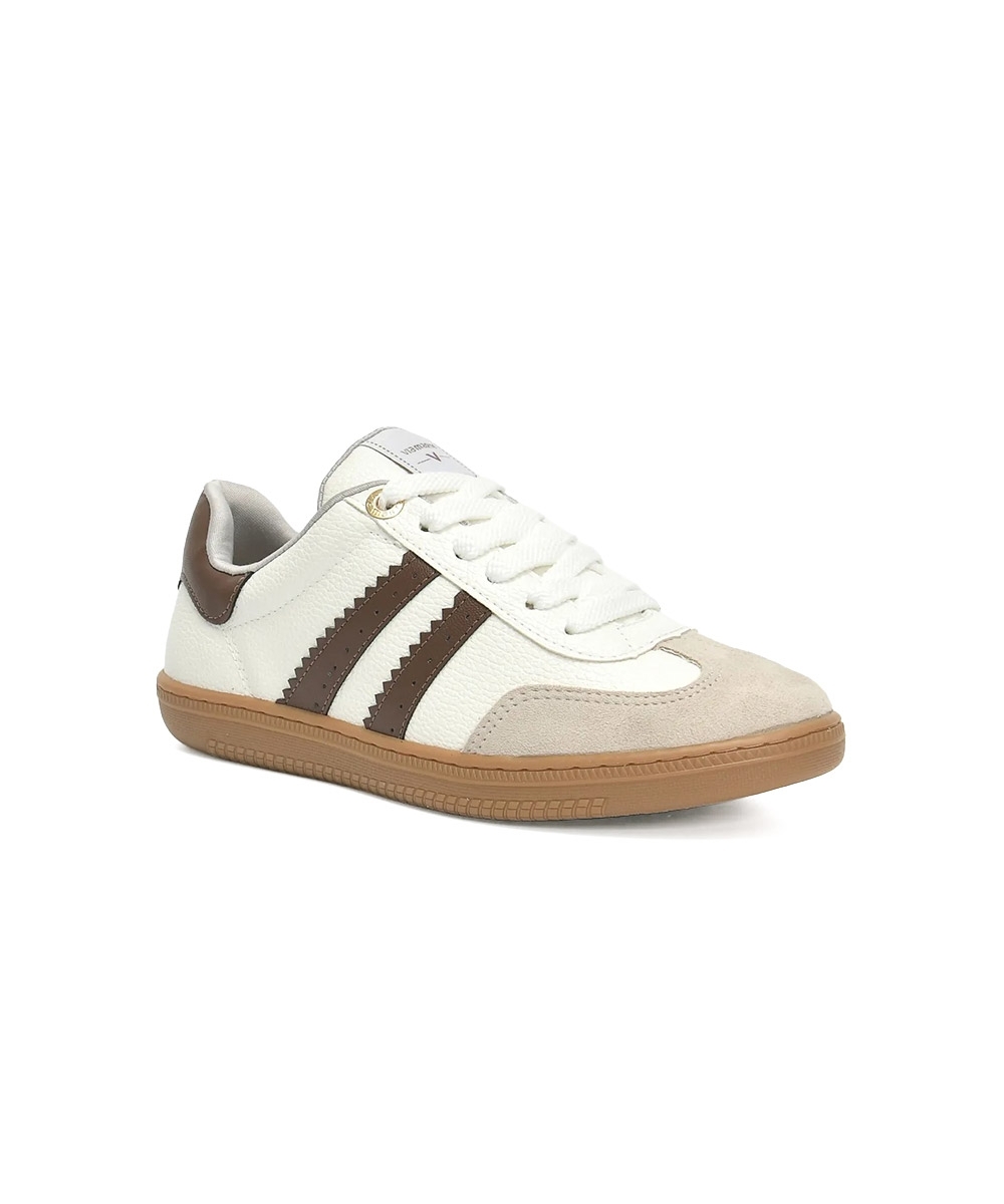 Tênis Casual Via Marte Retrô Off White