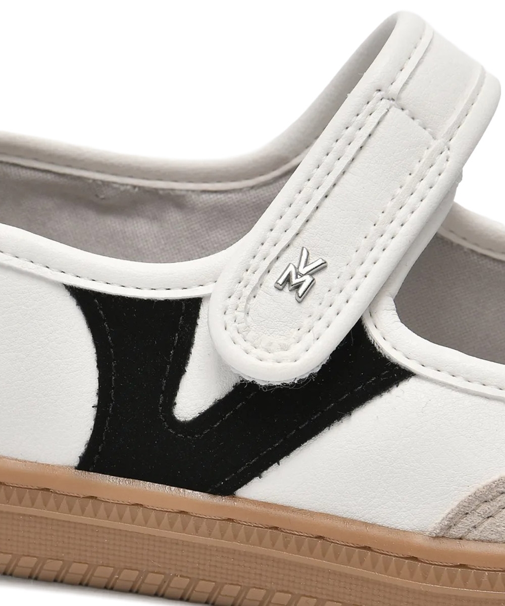 Tênis Feminino Via Marte Mary Jane Off White