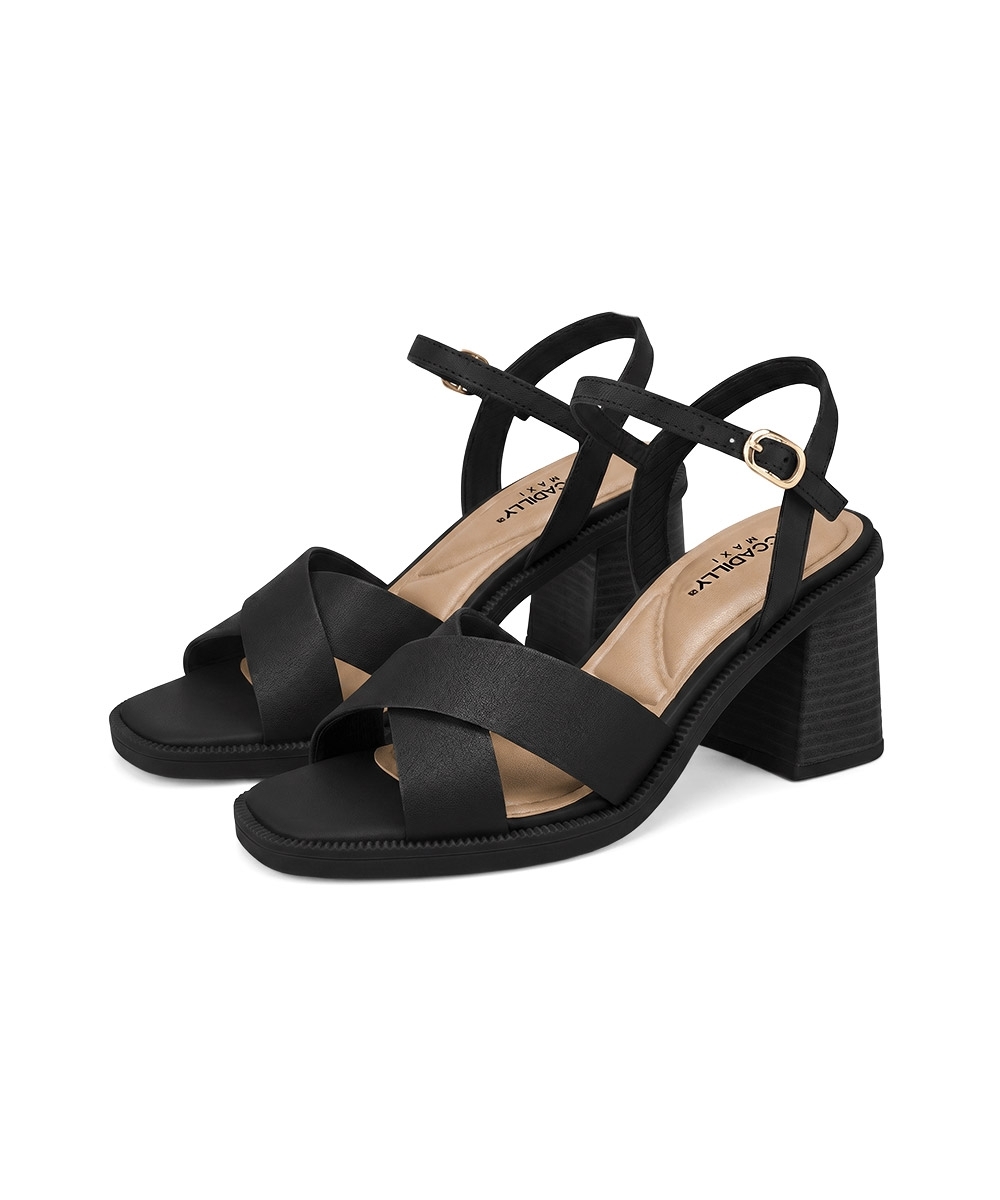 Sandália Piccadilly Queila Salto Alto PRETO