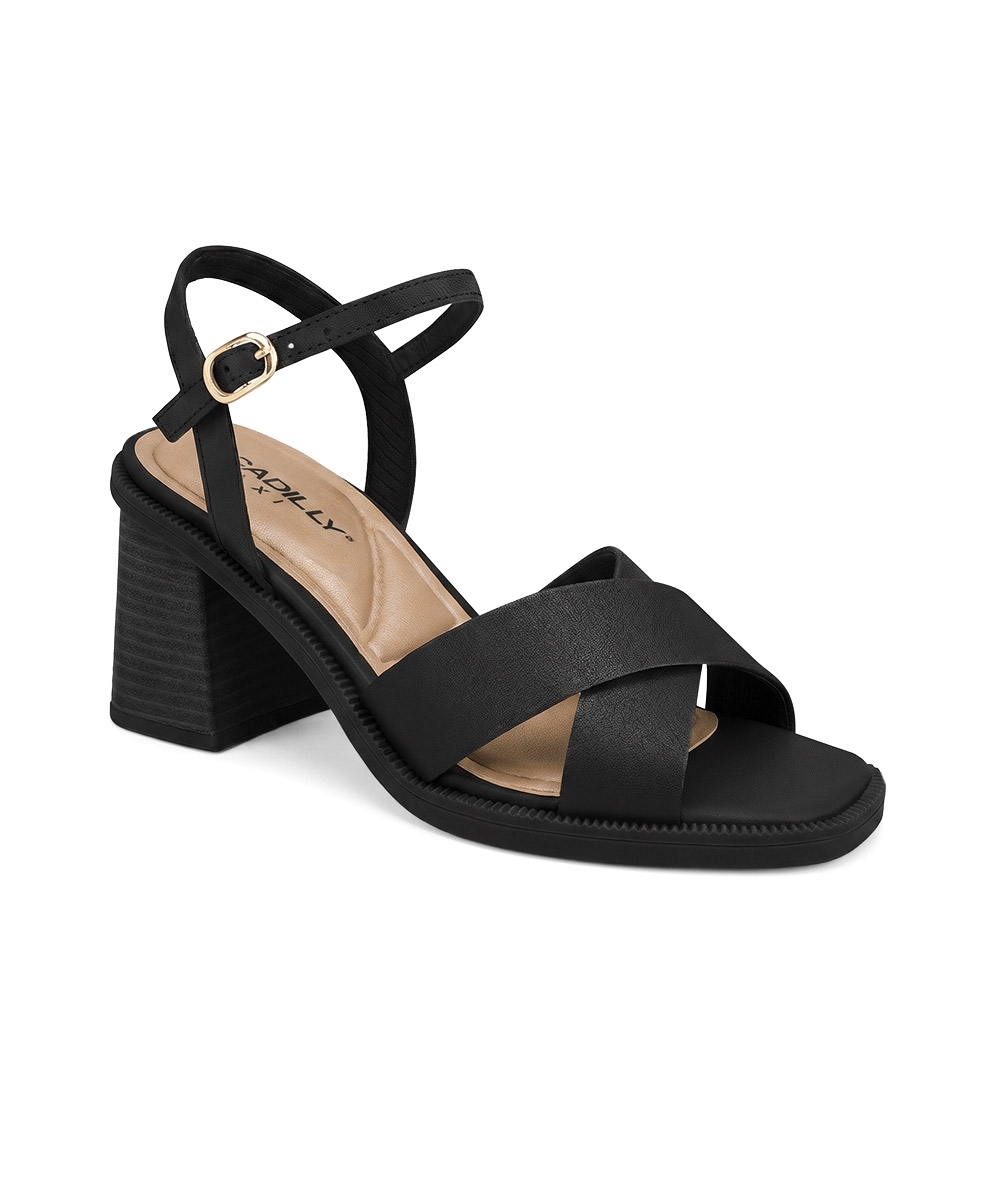 Sandália Piccadilly Queila Salto Alto PRETO