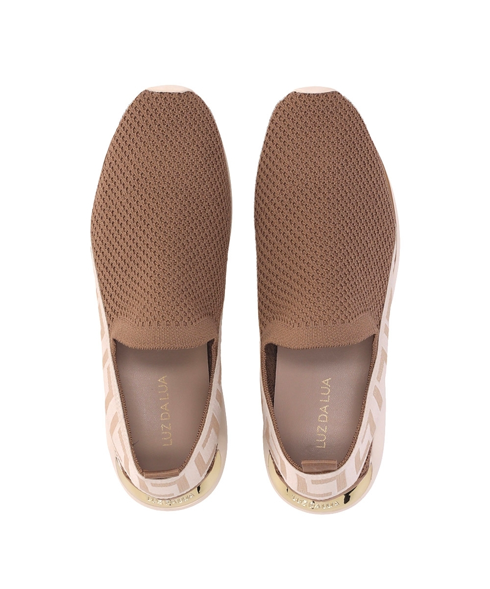 Tênis Feminino Luz Da Lua Knit ARENITO