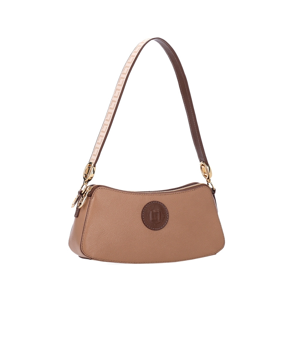 Bolsa Bella Baguete Luz Da Lua Pequena Couro GINGER