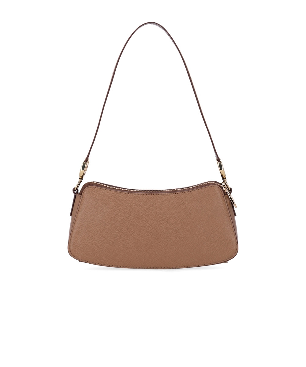 Bolsa Bella Baguete Luz Da Lua Pequena Couro GINGER