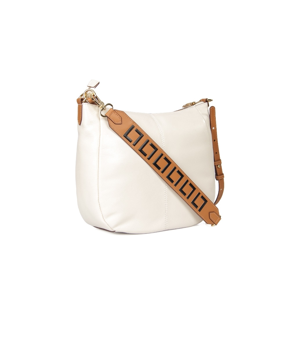 Bolsa Hobo Luz Da Lua New Ridge Couro PANNA