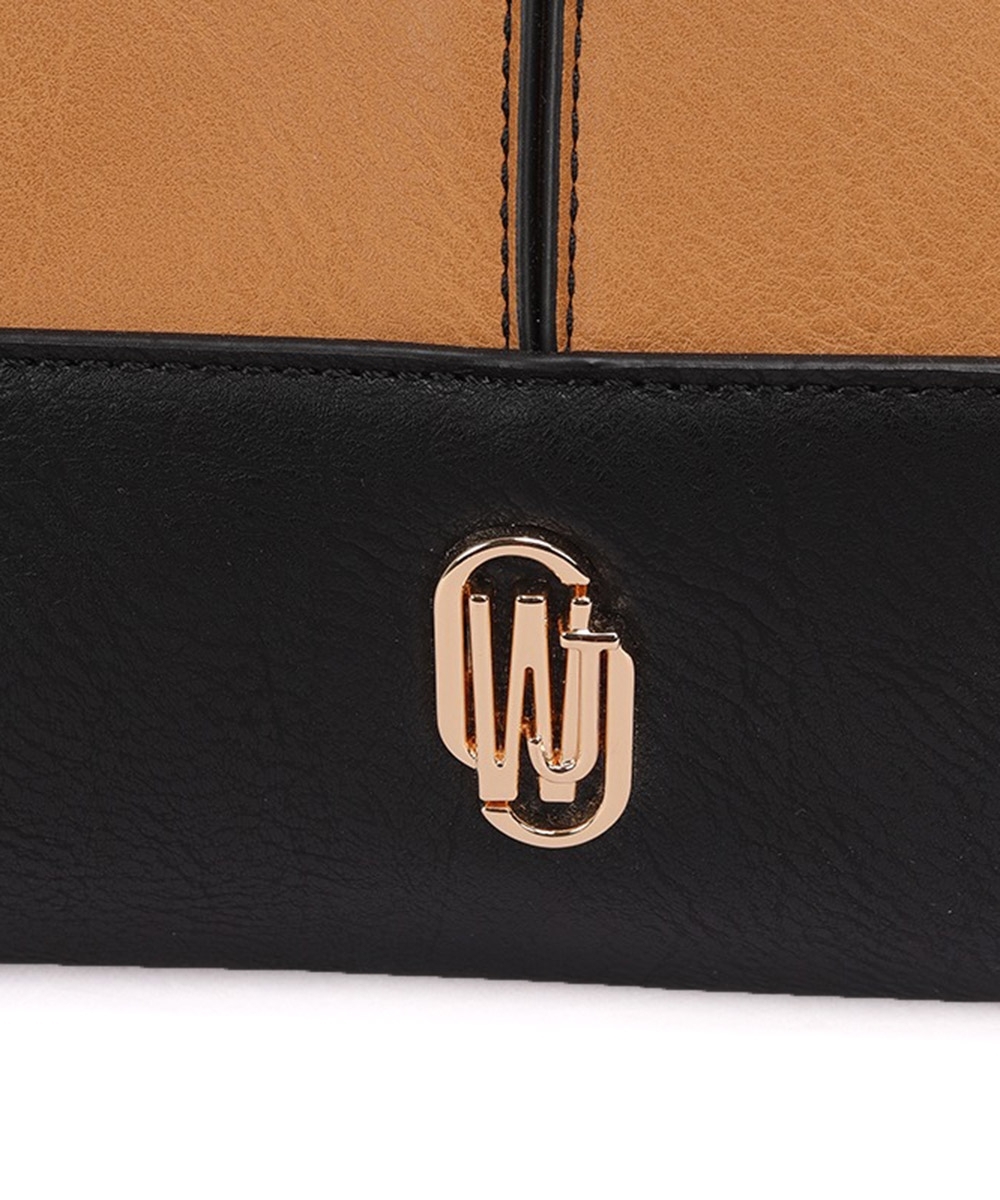 Bolsa Satchel WJ Grande Alca Corrente CAMEL