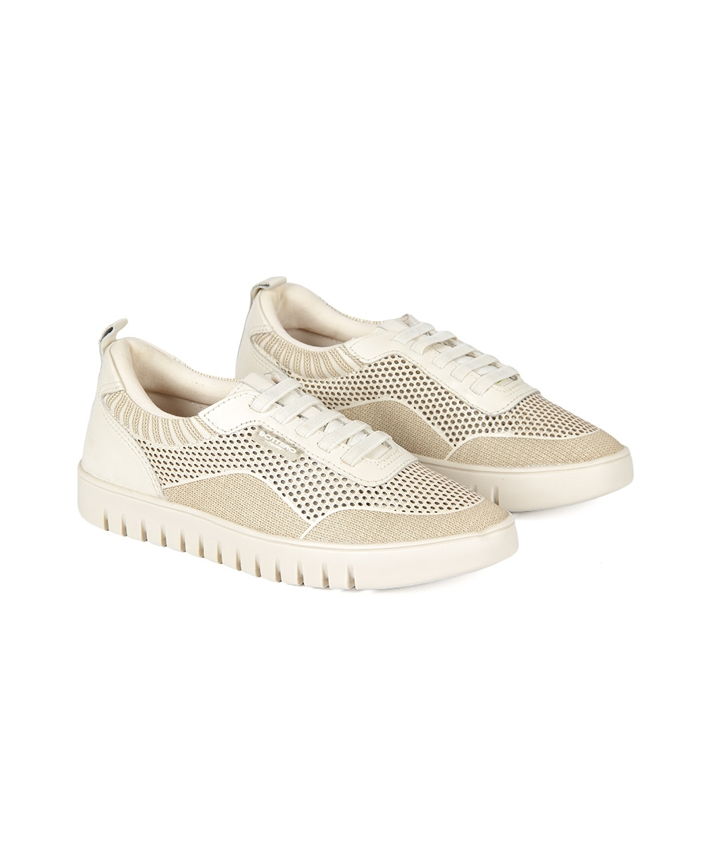 Tênis Feminino Bottero Casual Couro OFF WHITE