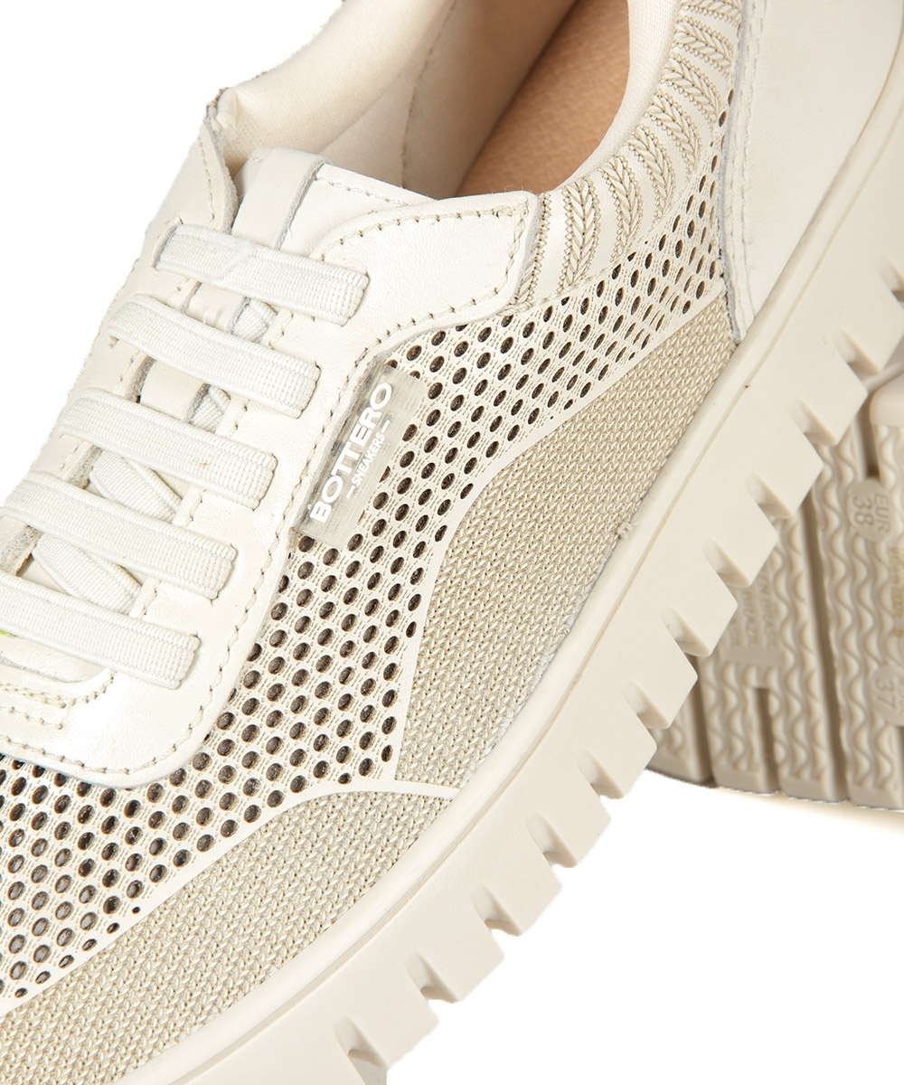 Tênis Feminino Bottero Casual Couro OFF WHITE