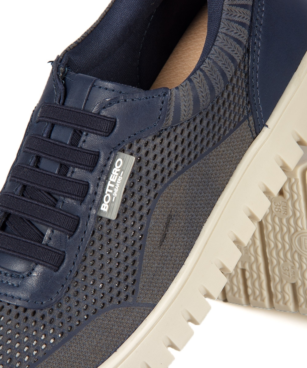 Tênis Feminino Bottero Casual Couro MARINHO
