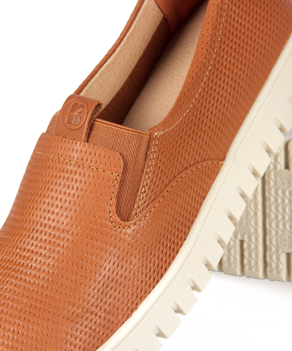 Tênis Feminino Bottero Couro CARAMELO