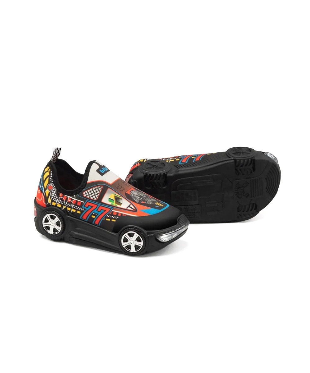 Tênis Infantil com LED Bibi Turbo PRETO