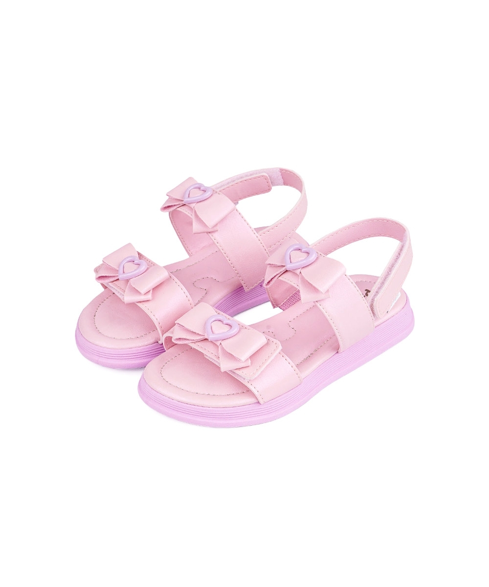 Sandália Infantil Pampili Flower Laços ROSA