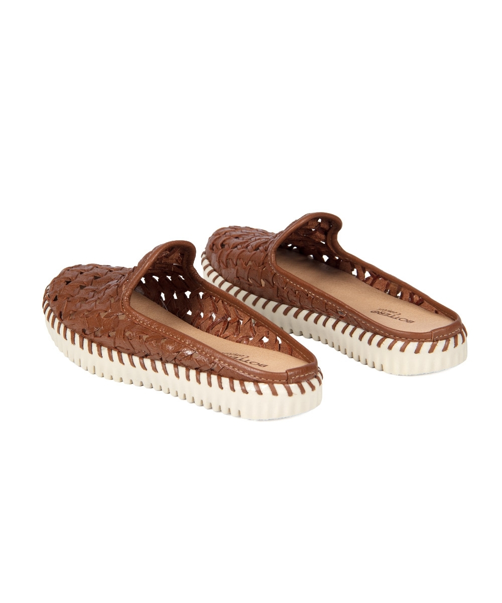 Mule Feminino Bottero Couro MARROM