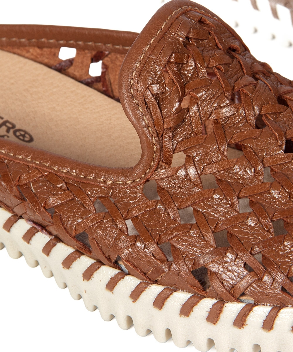 Mule Feminino Bottero Couro MARROM