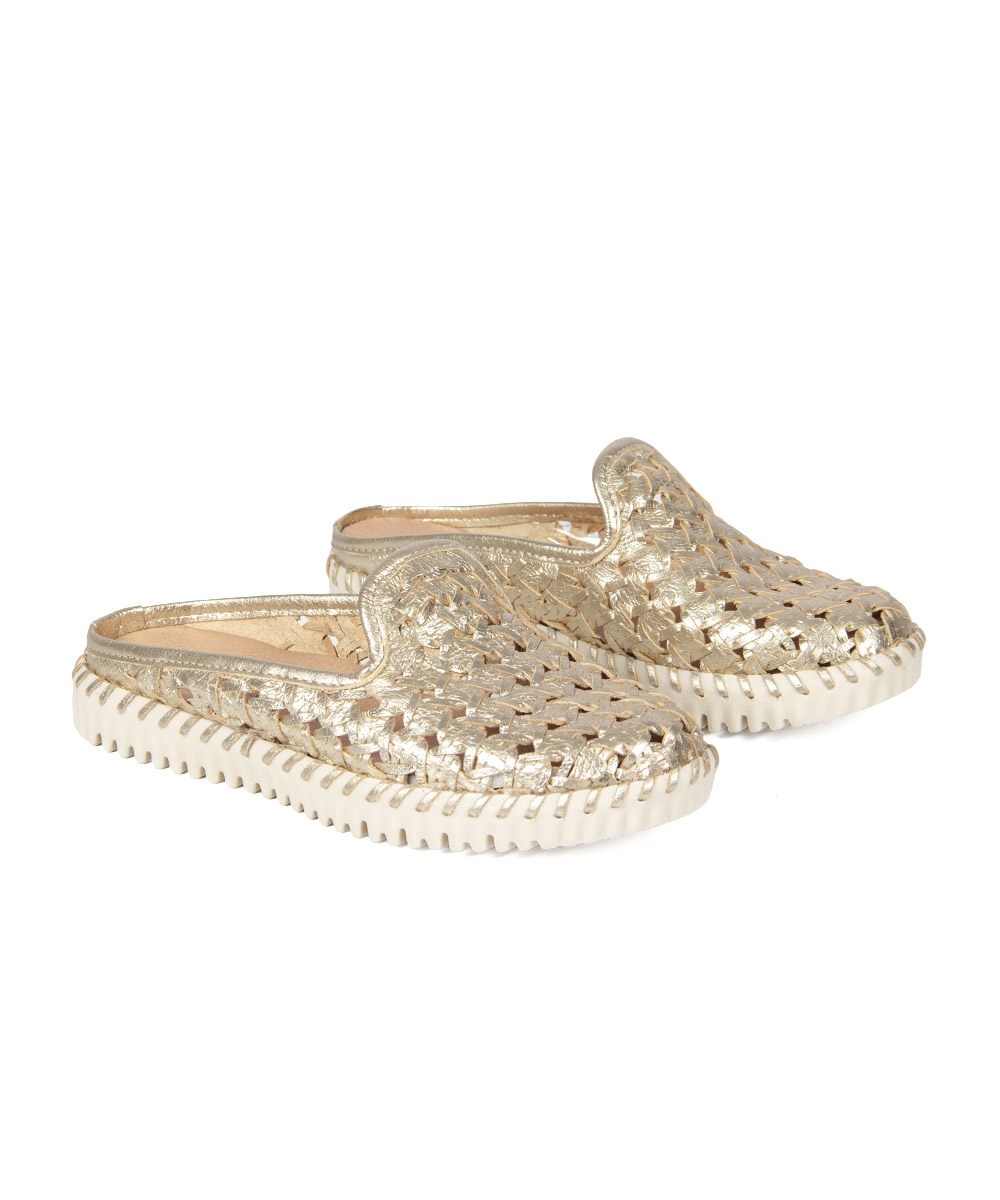 Mule Feminino Bottero Couro DOURADO