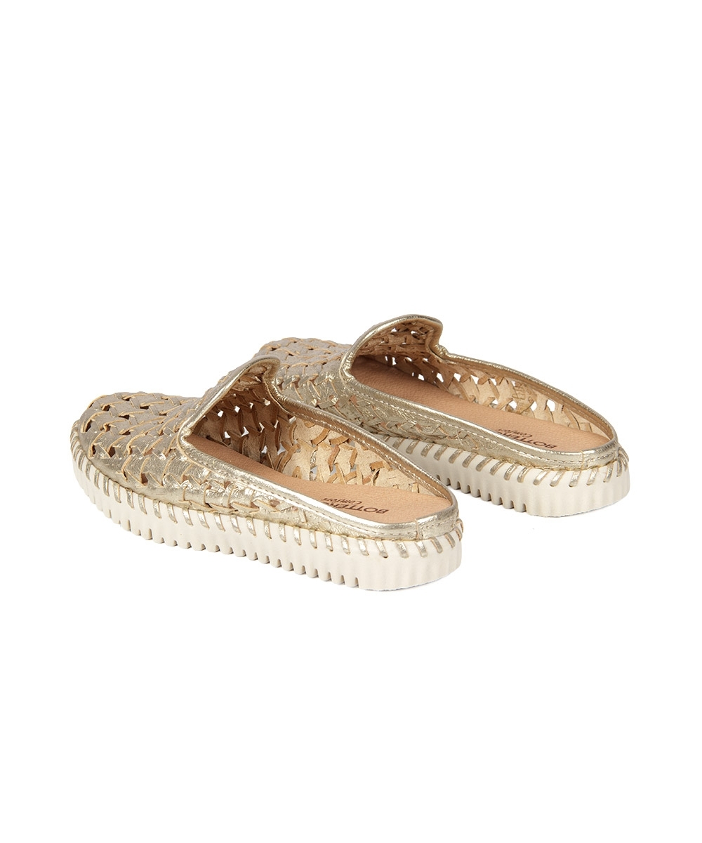 Mule Feminino Bottero Couro DOURADO