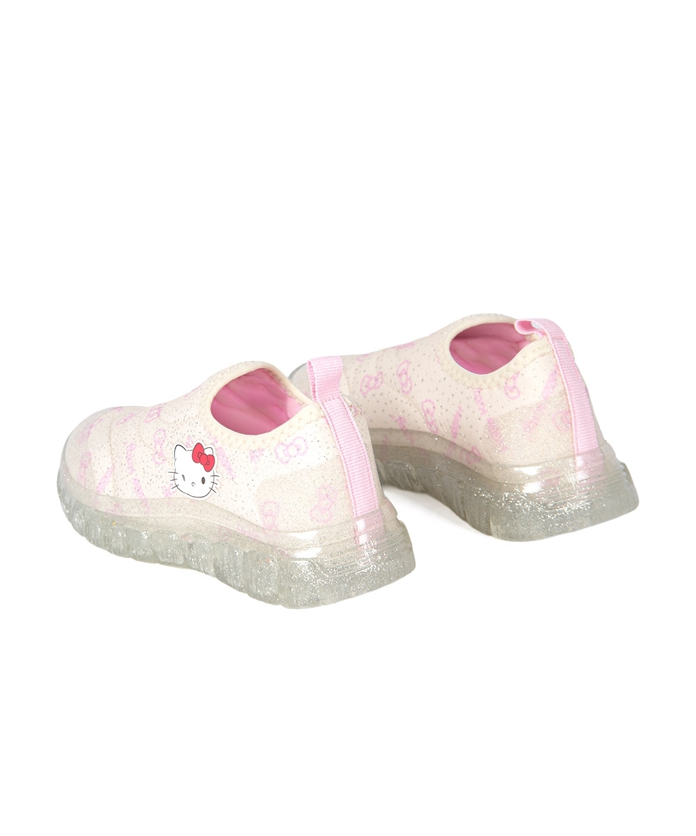 Tênis Infantil Novopé Hello Kitty LED 23/27 OFF WHITE/GLITER