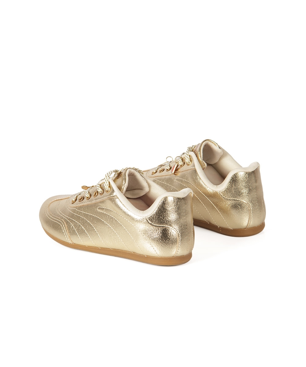 Tênis Infantil Pampili Flat DOURADO