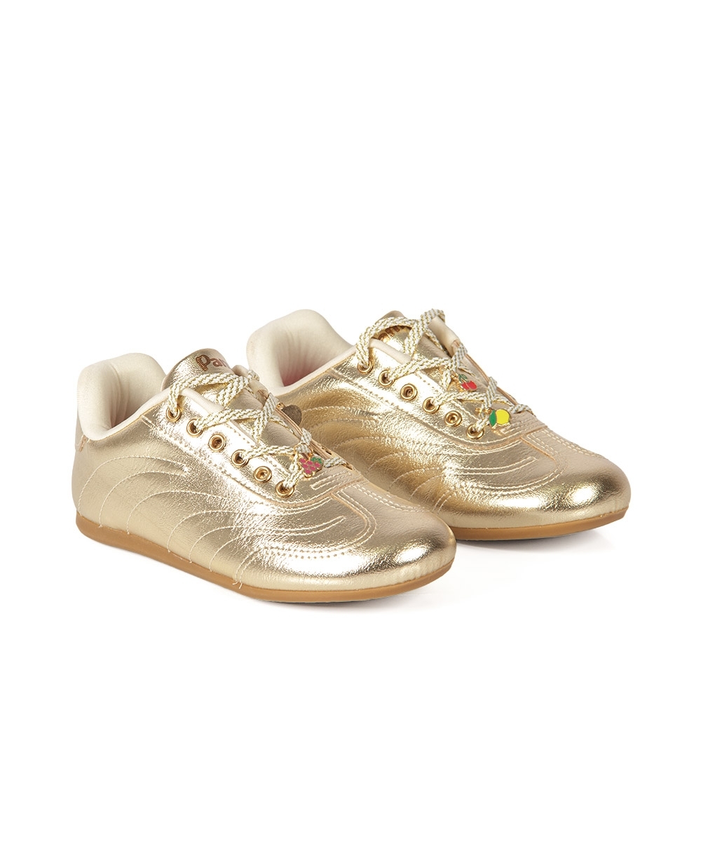 Tênis Infantil Pampili Flat DOURADO