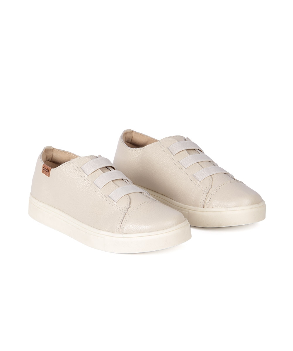 Tênis Feminino Pixolé Couro 1885-76 OFF WHITE