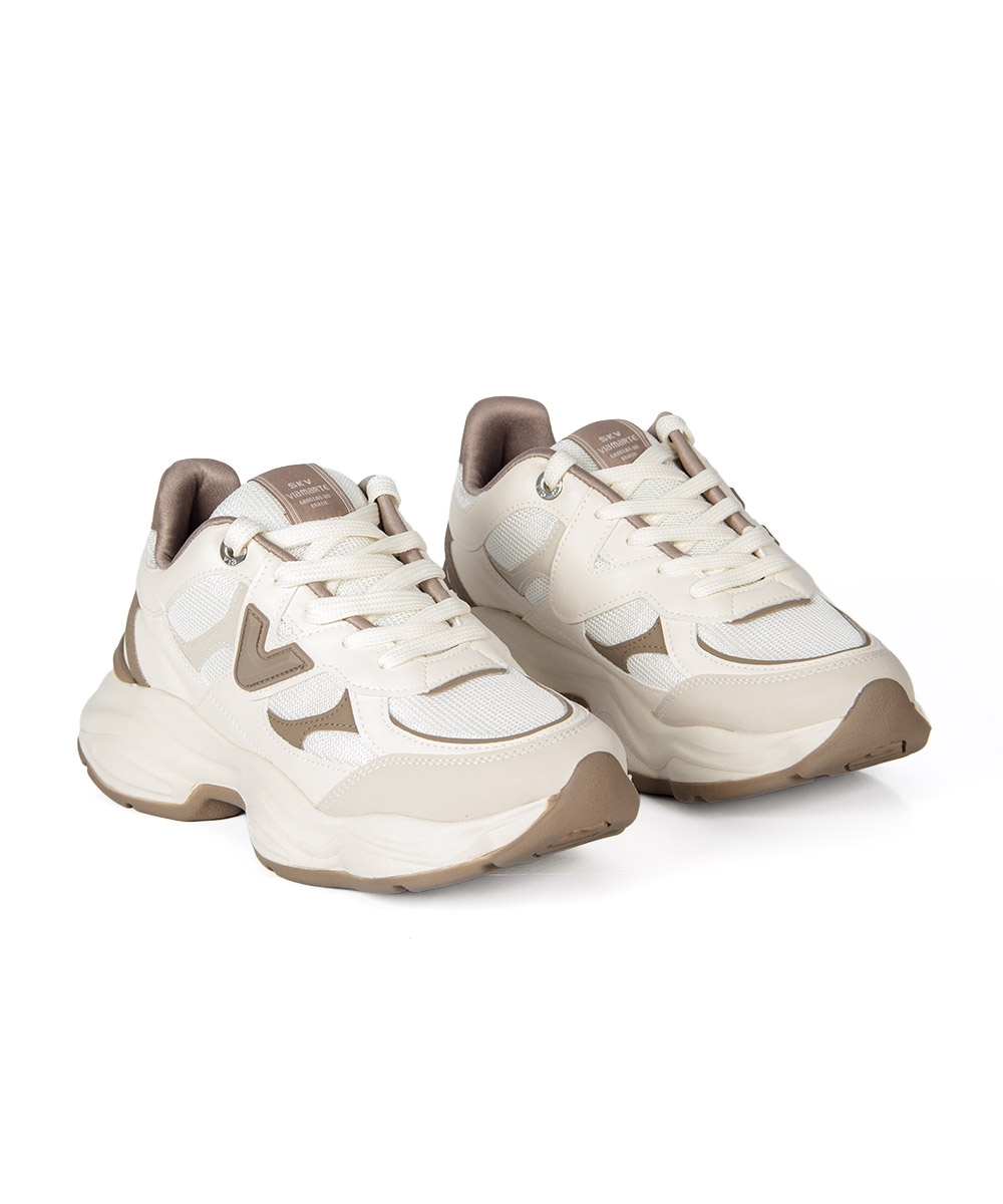 Tênis Feminino Via Marte Casual Chunky BEGE