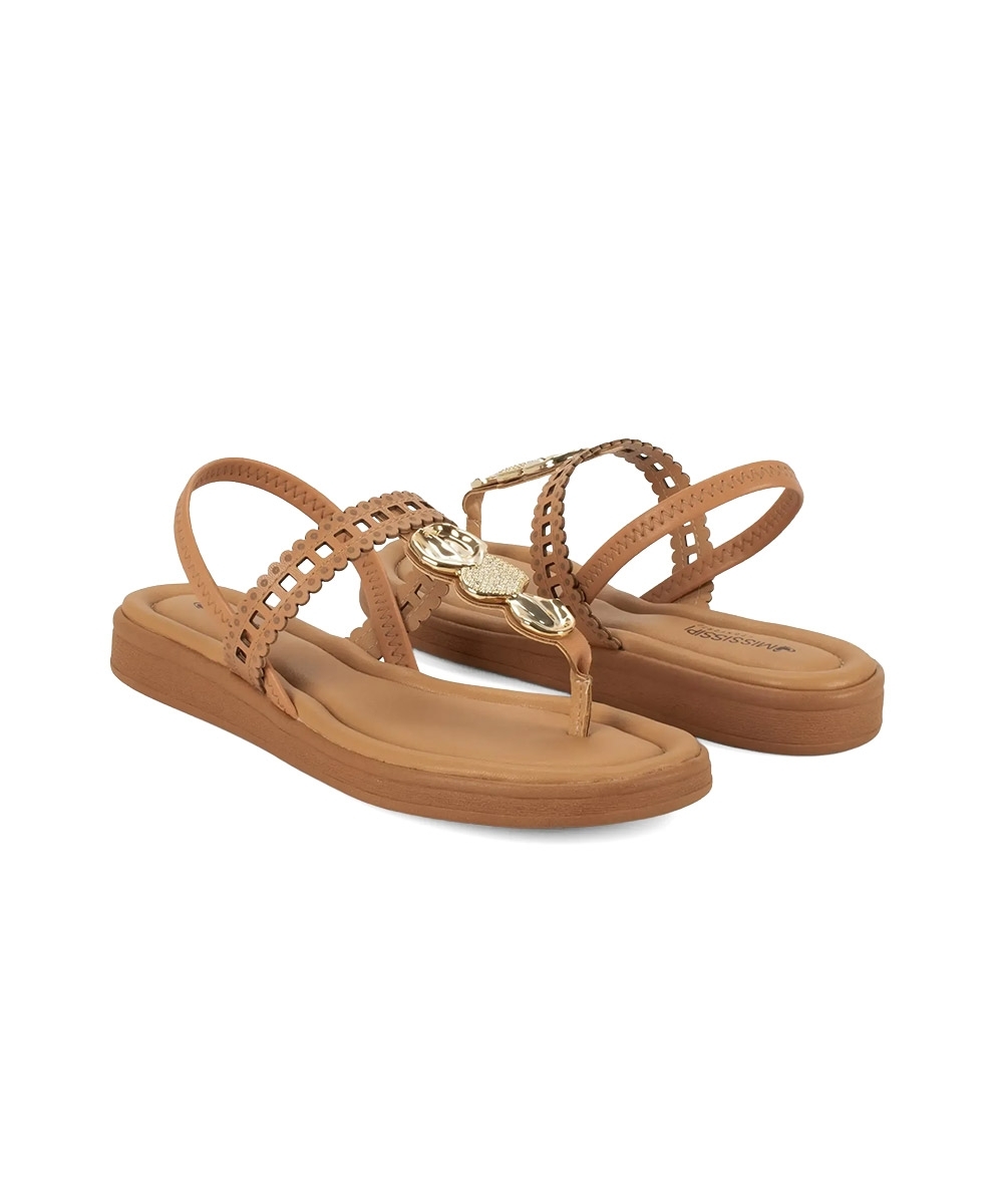 Sandália Feminina Mississipi Flatform MARROM