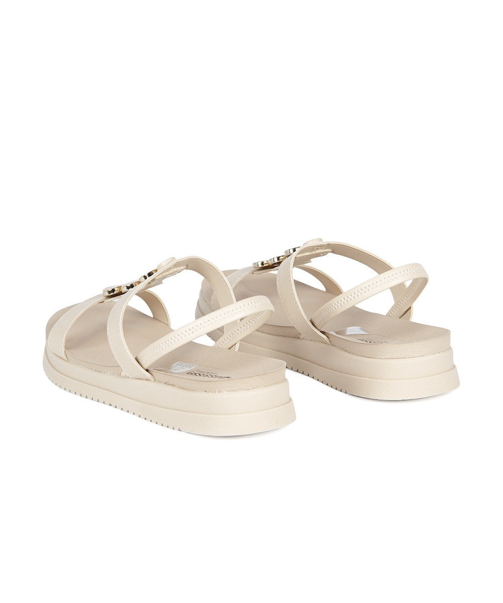Sandália Mississipi Flatform J1932 CREME