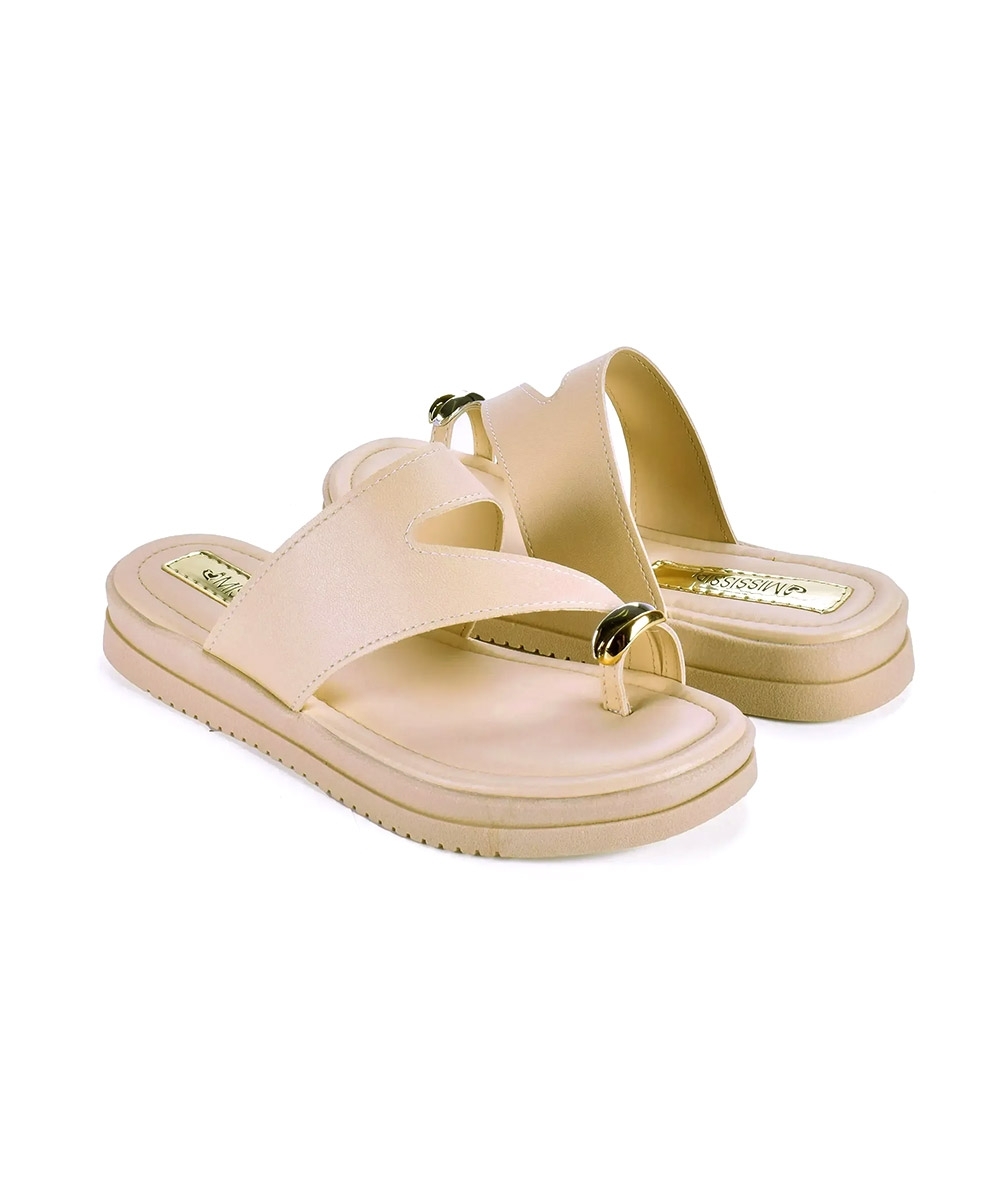 Tamanco Mississipi Flatform CREME
