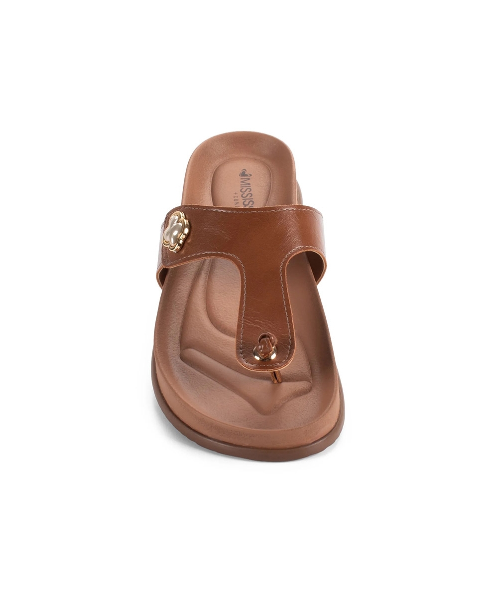 Tamanco Flatform Mississipi MARROM